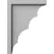 Ekena Millwork 3"W x 7 5/8"D x 10 5/8"H Traditional Bracket BKT03X07X10TR - alternate 4